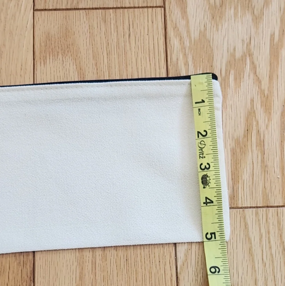 Initial G Floral Letter Organizing Zippered Pouch Or A Makeup Pouch